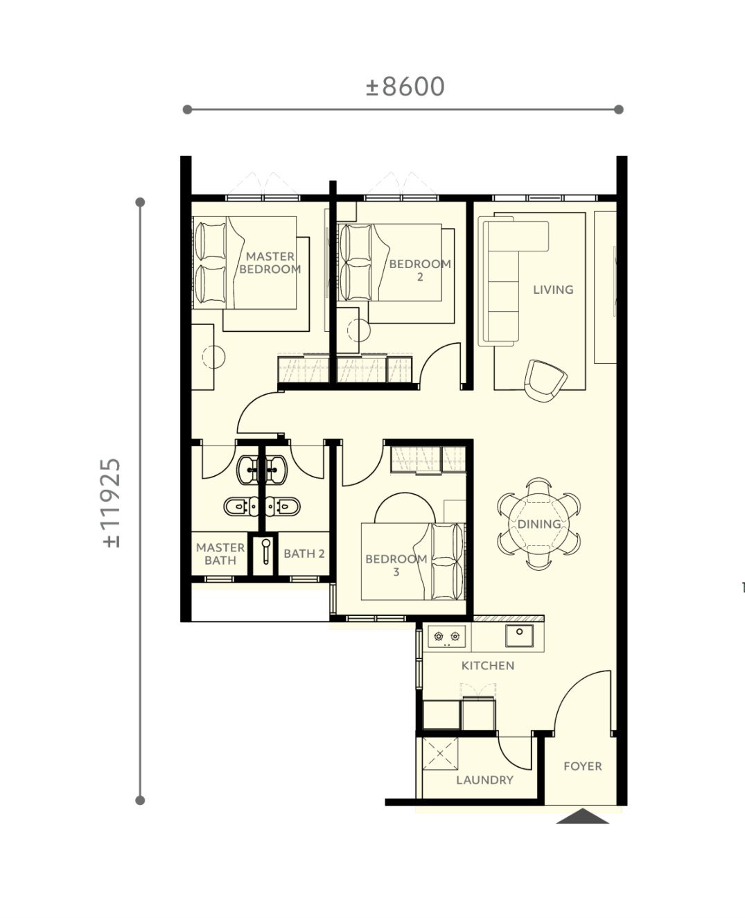 Type D floor plan